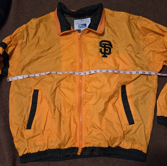 1990's San Francisco Giants Pro Player Wind Breaker Men's Large Excellent Cond - Picture 6 of 10